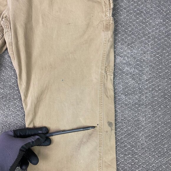 Carhartt Relaxed Fit Twill Utility Work Pants Mens 36 x 34 Fits 36 x 32 B324 DKH - Picture 4 of 16